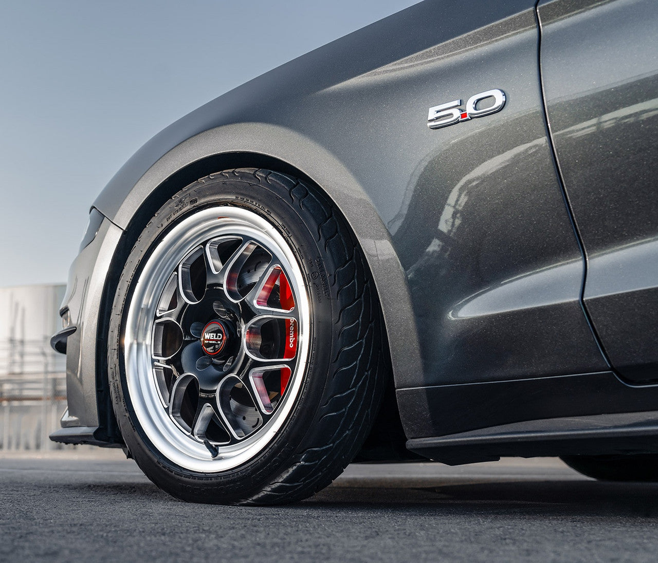 WELD Solana Drag Gloss Black Wheel with Milled Spokes 18x5 | 5x114.3 BC (5x4.5) | -23 Offset | 2.09 Backspacing - S1608C067N23