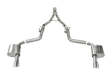 CORSA Performance Xtreme Sound Level 2.75" Valved Cat-Back 4.5" Polished Tips for 15-Current Charger 6.2/6.4L - 21072