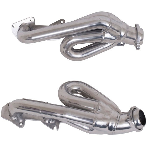BBK40090 Dodge Ram 1500 Truck 5.7 Hemi 1-3/4 Shorty Exhaust Headers Polished Silver Ceramic 03-08