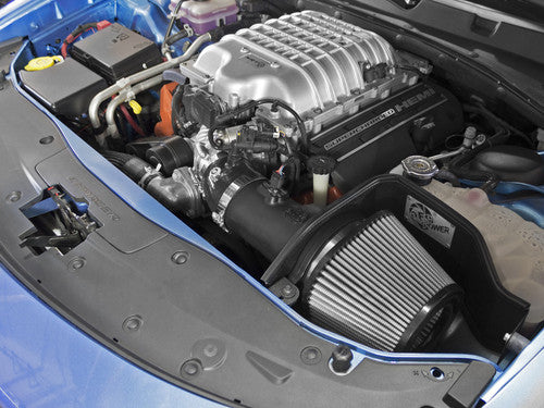 aFe Power 51-12802 Magnum FORCE Stage-2 Cold Air Intake System Pro DRY S Filter for 15-16 Challenger & Charger SRT Hellcat