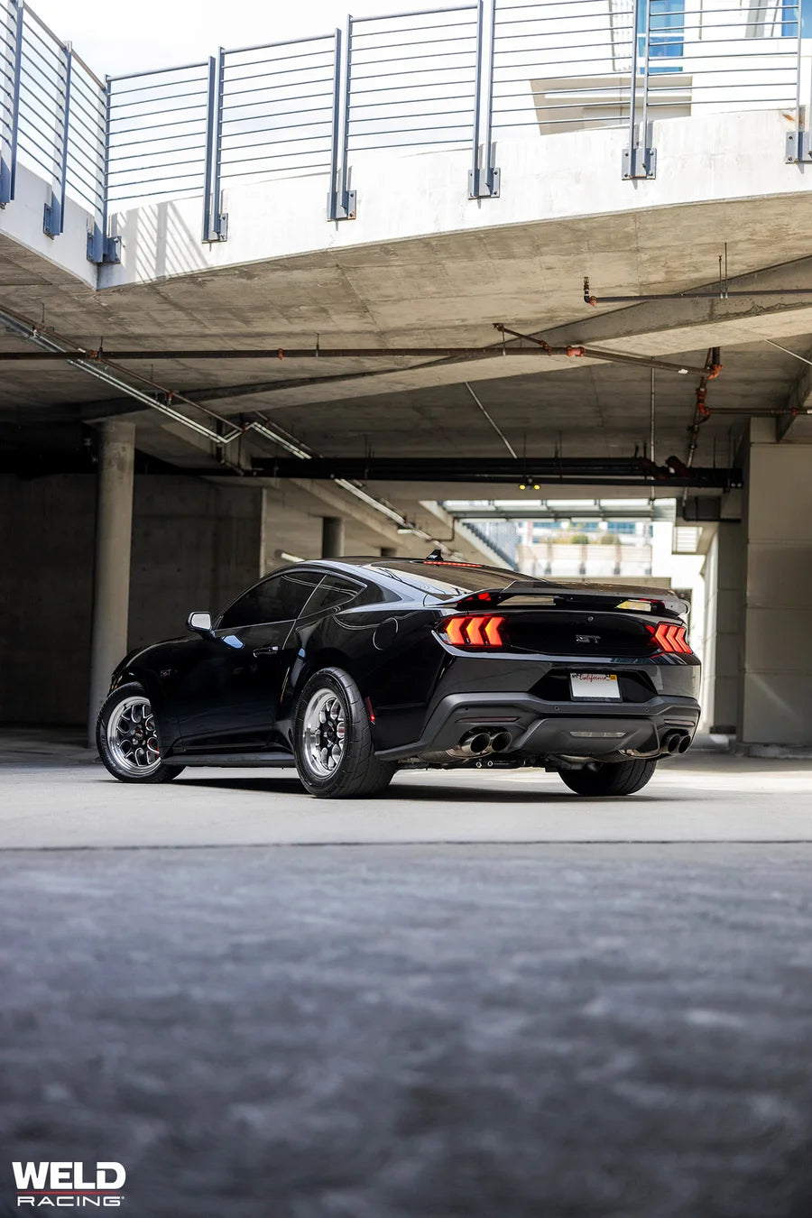 WELD Solana Drag Gloss Black Wheel with Milled Spokes 17x10 | 5x114.3 BC (5x4.5) | +48 Offset | 7.38 Backspacing - S16070067P48