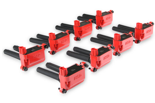 MSD 82558 MSD Ignition Coil - Blaster - HEMI - Red - 8-Pack