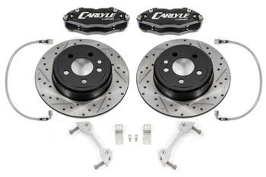 DBK110 - Brake Kit For 15" Conversion, Black Calipers, Non-Redeye 2006-2023 Charger/Challenger
