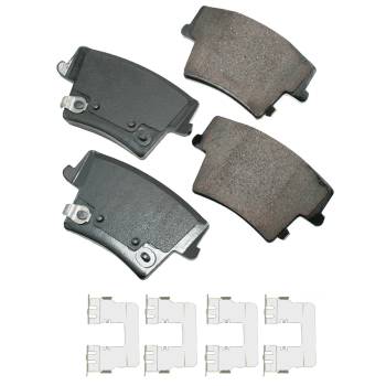 Akebono Brakes ProACT Rear Brake Pads - Chrysler 300 2005-20/Dodge Challenger 2009-20/Charger 2006-2020/Magnum 2005-08 (Set of 4) ACT1057