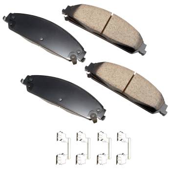 Akebono Brakes ProACT Front Brake Pads - Chrysler 300 2005-20/Dodge Avenger 2013-14/Dodge Challenger 2009-20/Charger 2006-2020/Magnum 2005-08 ACT1058