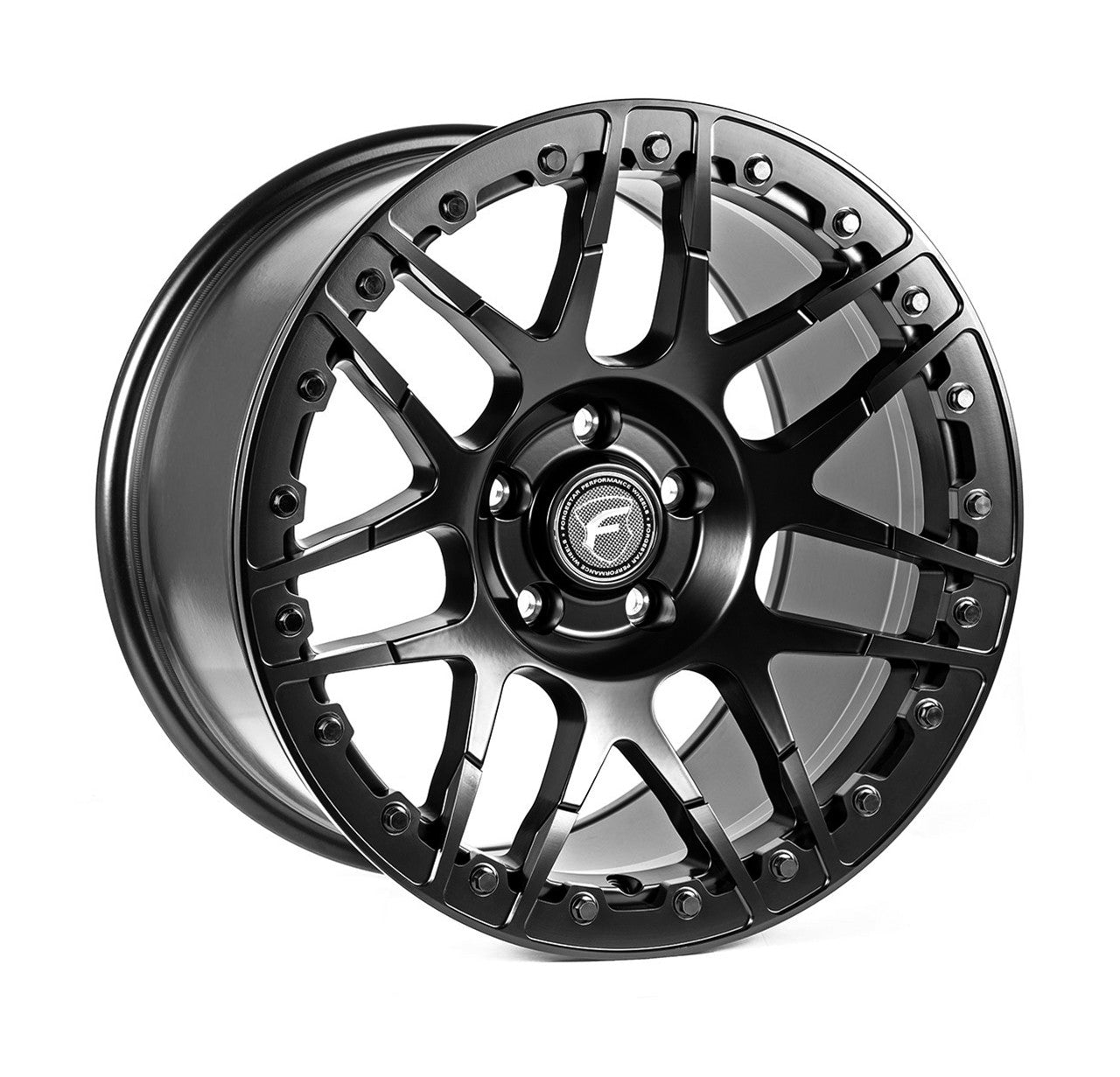 Forgestar F14 Beadlock Satin Black Wheel 17x10 +50 5x4.5BC - F28270067P50