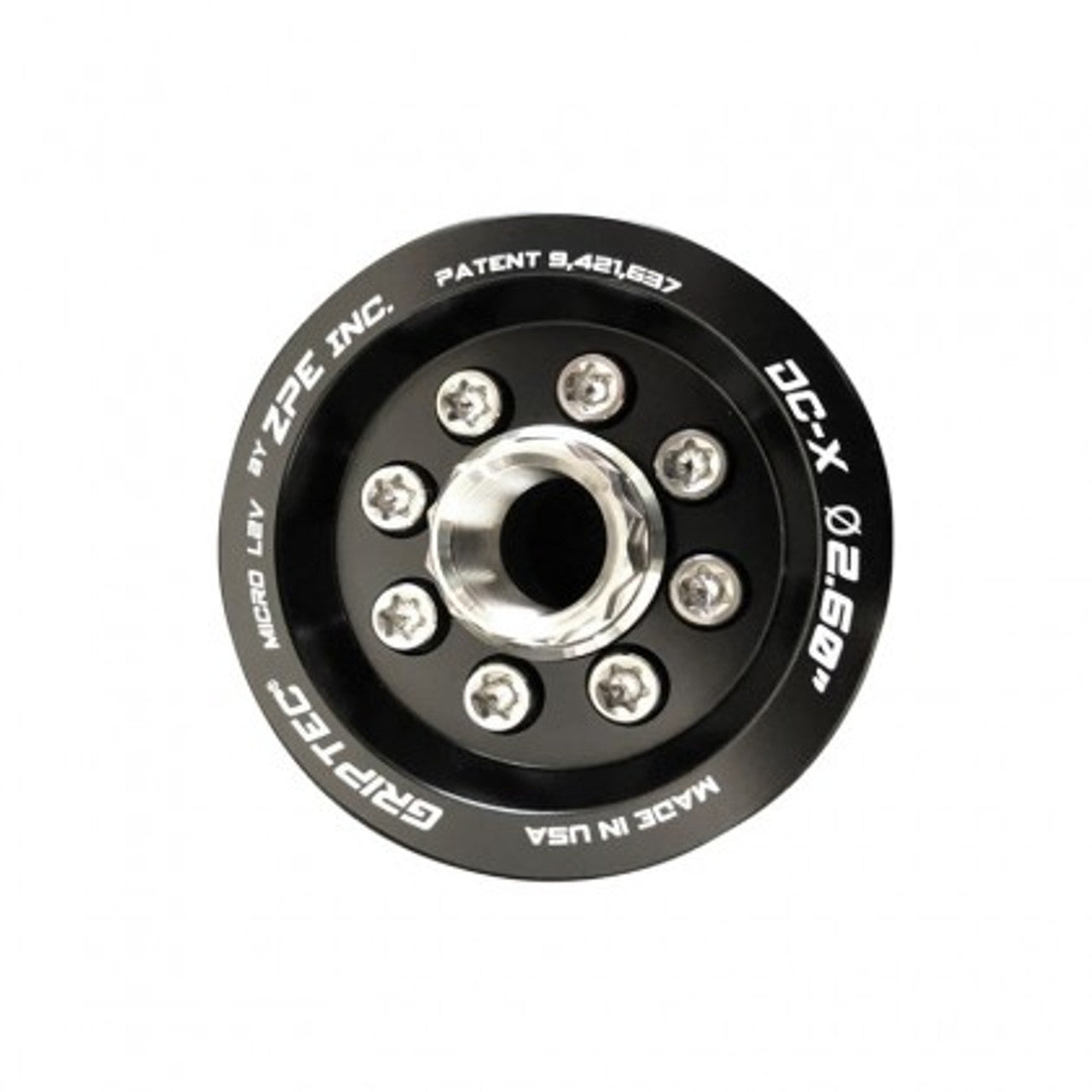 10 Rib ZPE GripTec® 2pc HellCat L3V Black Pulley & Hub Kit