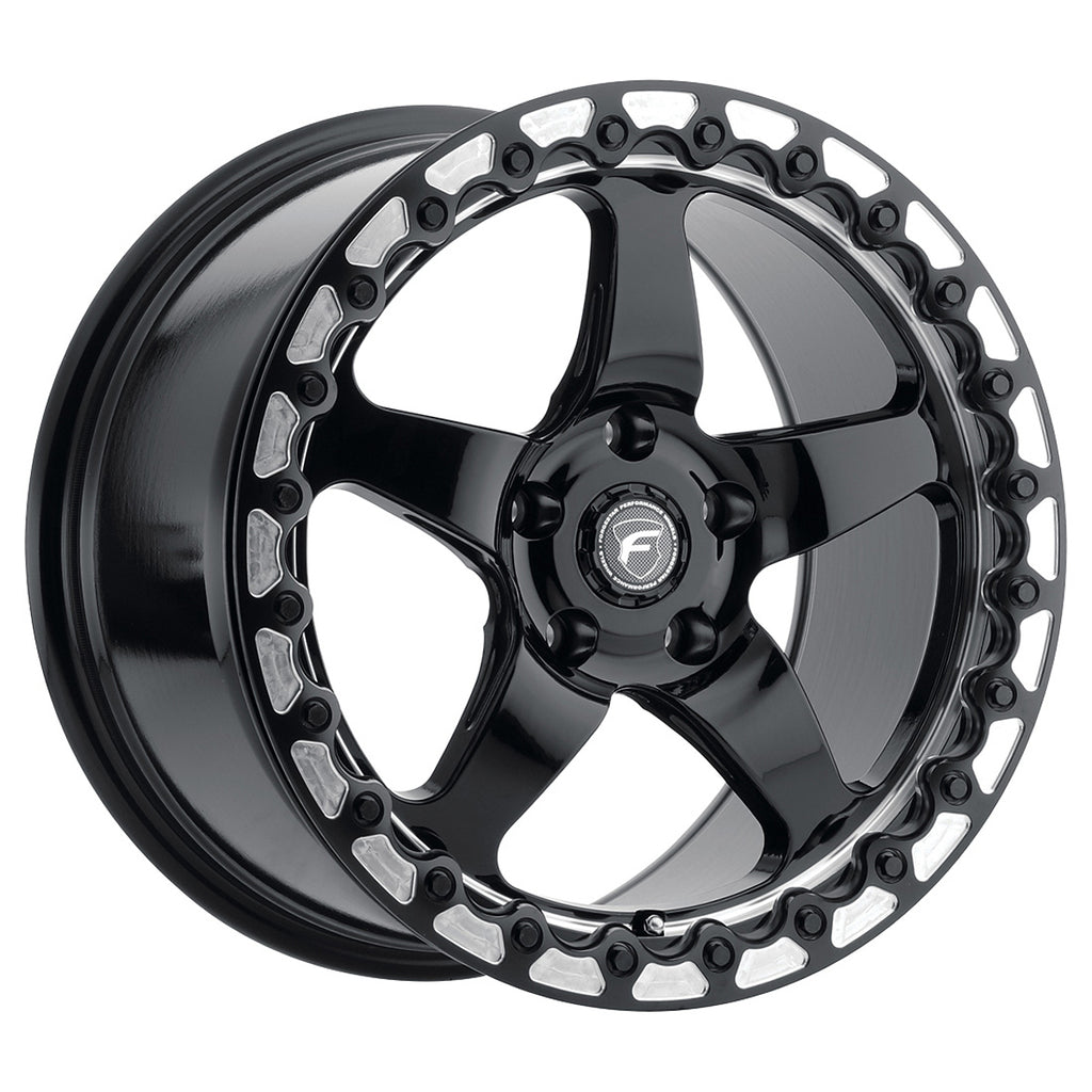 Forgestar D5 Beadlock Wheels (17x10 5x114.3 ET+50 78.1) Gloss Black Mach F001B0063P50