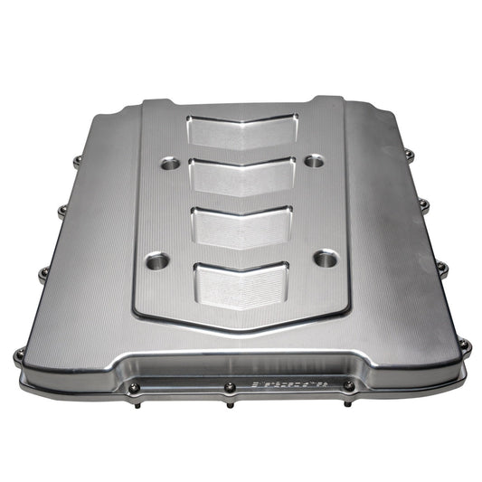 BILLET SPECIALTIES LS GenV LT4 Supercharger Lid Chevron Raw N95068