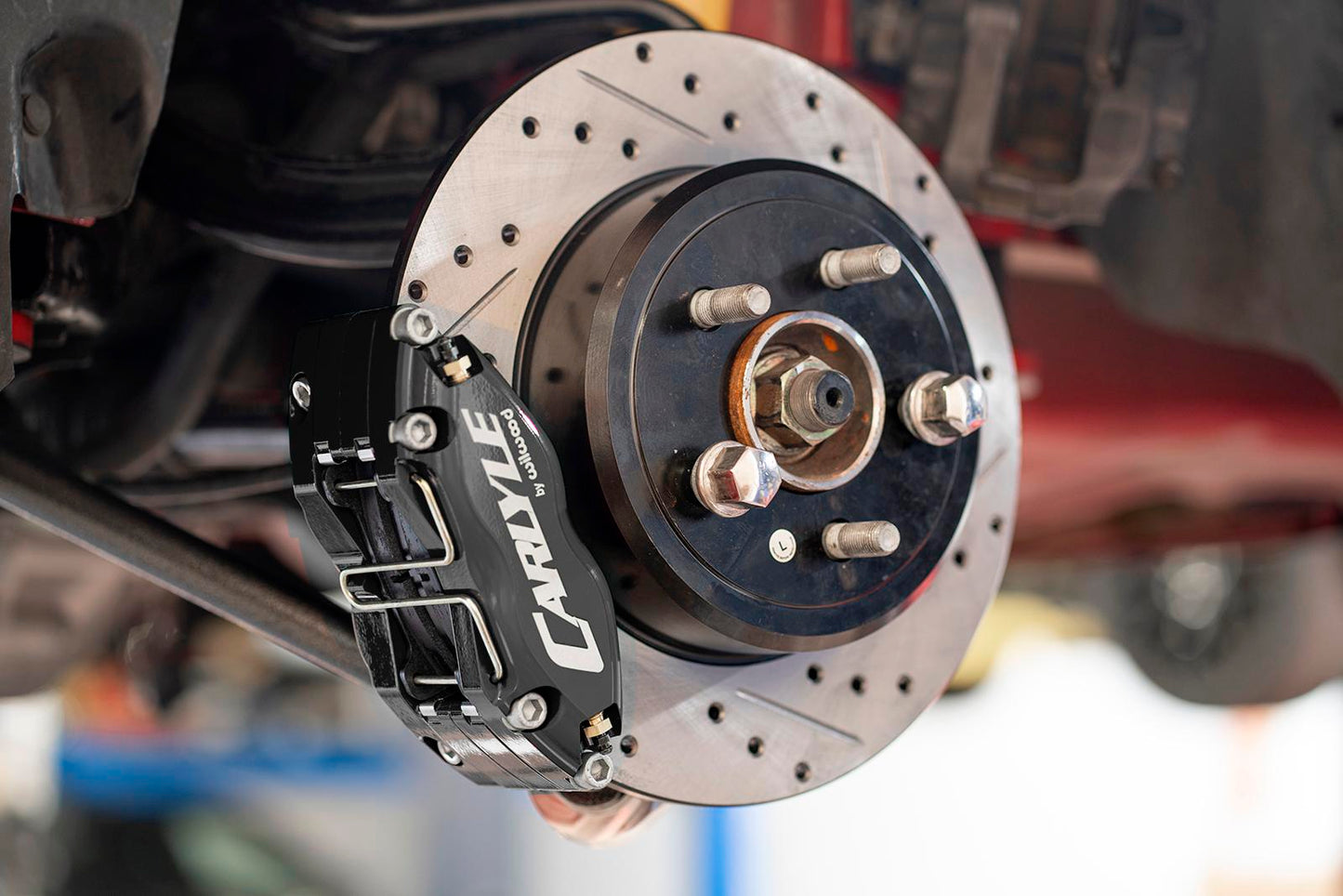 DBK110 - Brake Kit For 15" Conversion, Black Calipers, Non-Redeye 2006-2023 Charger/Challenger