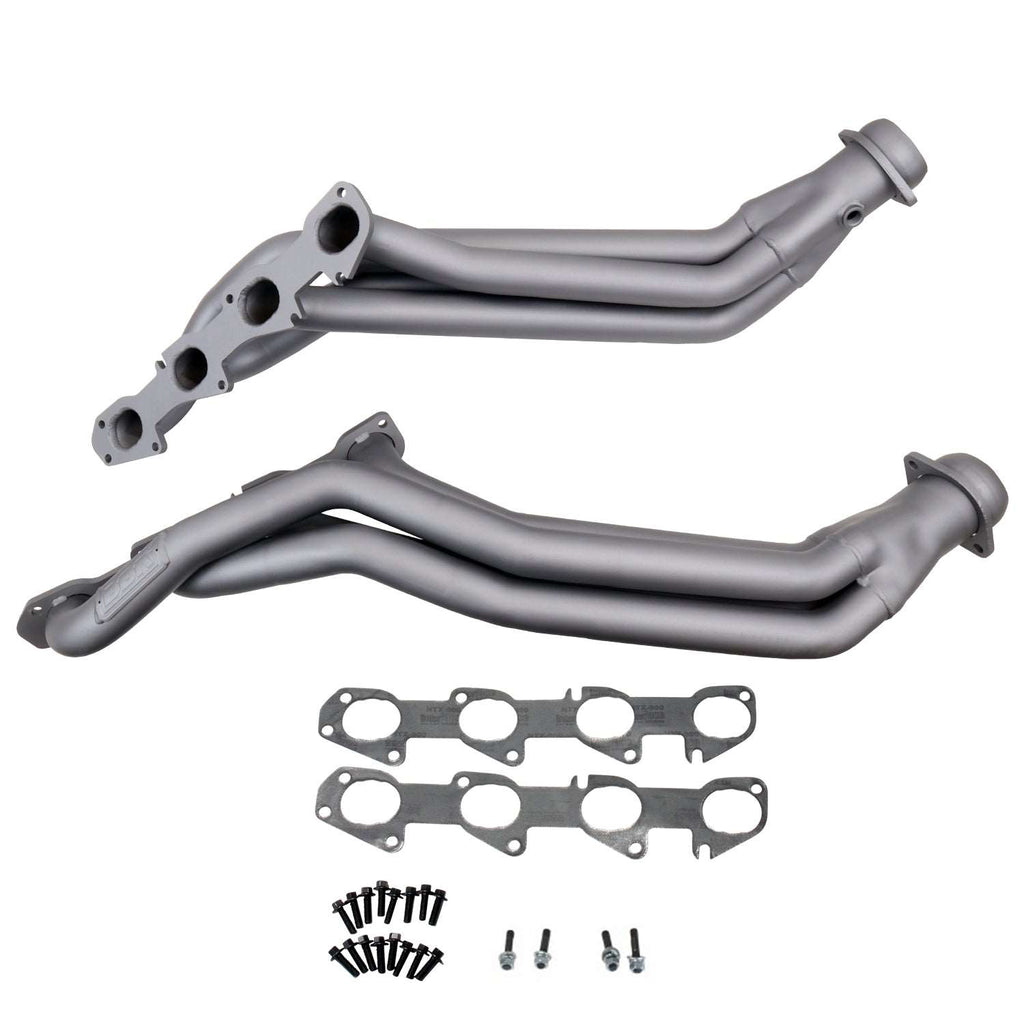 BBK1648 Dodge Charger Challenger SRT8 6.1, 6.2, 6.4L Full Length Headers 1-7/8 Titanium Ceramic 06-23