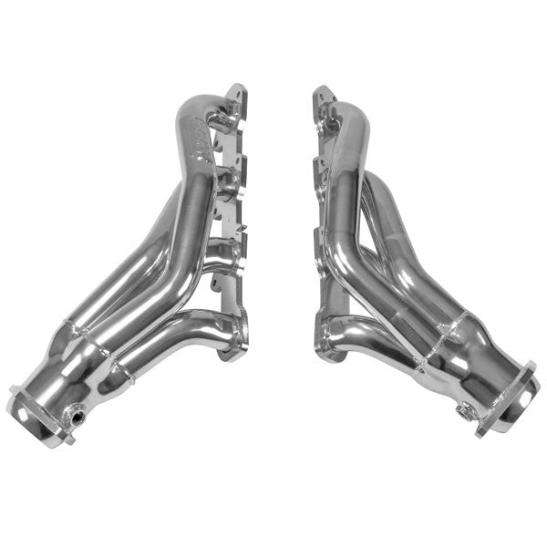 BBK40190 Dodge Challenger Charger 300C 6.4 6.2 Hemi 1-7/8 Shorty Exhaust Headers Polished Silver Ceramic 11-23