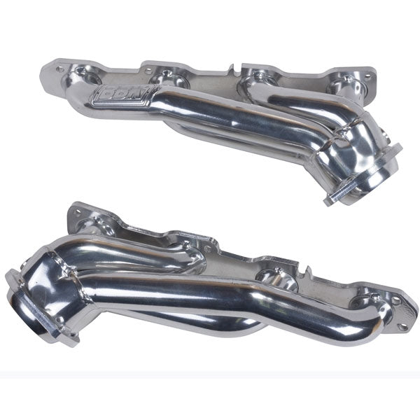 BBK40280 Dodge Challenger Charger 5.7 Hemi 1-3/4 Shorty Exhaust Headers Polished Silver Ceramic 09-23