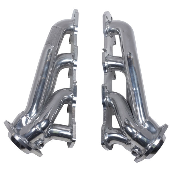 BBK40280 Dodge Challenger Charger 5.7 Hemi 1-3/4 Shorty Exhaust Headers Polished Silver Ceramic 09-23