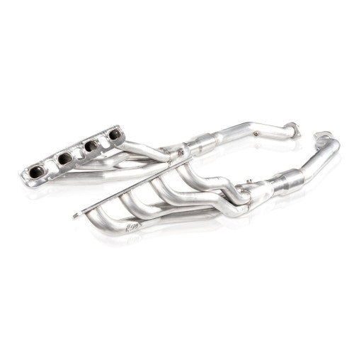 Stainless Works Long Tube - 1-7/8 in Primary - 3 in Collector - Catalytic Converters Included - Stainless - Natural - Mopar Gen III Hemi - Trackhawk - Jeep Grand Cherokee 2018-21 - Kit JEEP1862HCAT