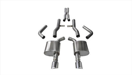 CORSA Performance Xtreme Sound 2.75" Cat-Back 4.5" Polished Tips for 15-Current Charger 6.2/6.4L-14996