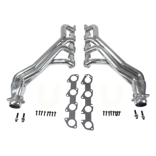 BBK16470 Dodge Challenger Charger 5.7 Hemi 1-3/4 Long Tube Exhaust Headers Polished Silver Ceramic 05-08