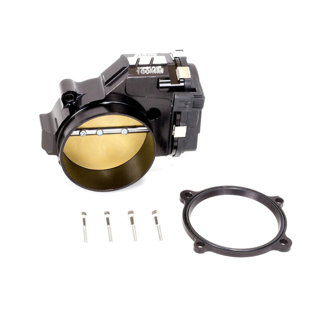 Dodge Hemi Hellcat 6.2 100mm Throttle Body Black Billet Aluminum 15-23