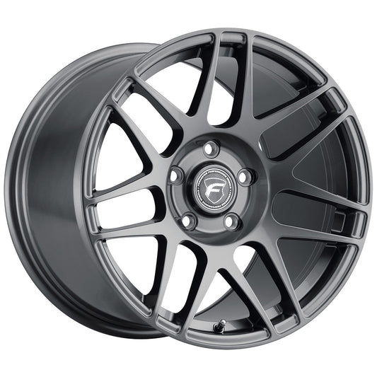 Forgestar Drag Pack Series F14 15x10 6.375" Backspace Gloss Anthracite Rear Wheel for 05-Current Challenger, Charger, Magnum & 300C R/T, SRT8, SRT & Hellcat with 15" Brake Conversion - F373B0071P22