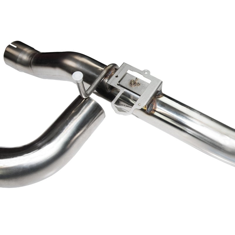 Kooks 3" SS Connection-Back Exhaust w/Polished Tips. 2015-2020 Challenger Hellcat 6.2L