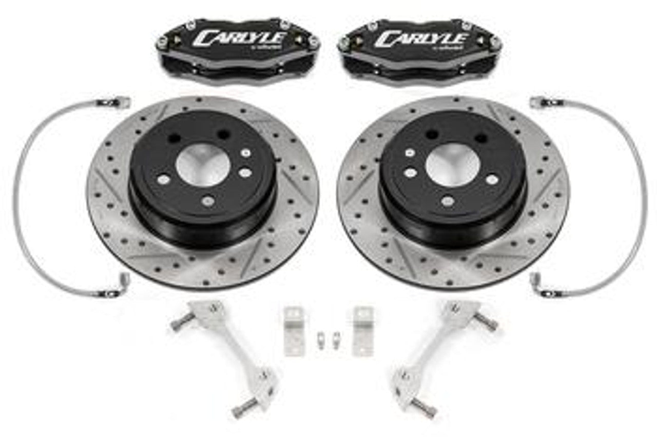 DBK110 - Brake Kit For 15" Conversion, Black Calipers, Non-Redeye 2006-2023 Charger/Challenger