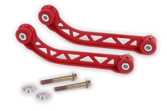 UCA110 - Upper Control Arms, Non-adjustable, Poly Bushings-Red