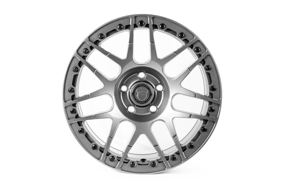 Forgestar 17x11 F14 Beadlock Drag Wheel | 5x120.65 | +43 ET | BS 7.7 | Gloss Anthracite| 2006 - 2013 Corvette C6 Z06 | F28371163P43