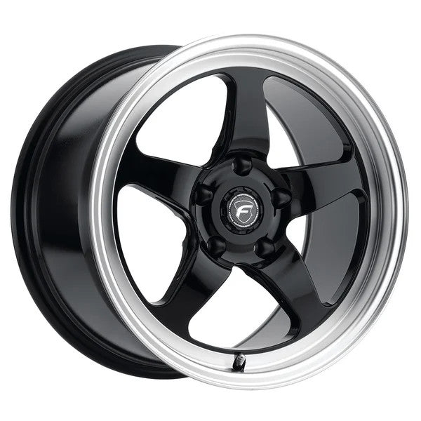 Forgestar 17x11 D5 Drag Wheel | 5x120.65 | +43 ET | 7.8 BS | Gloss Black | 2006 - 2013 Corvette C6 Z06 | F09171163P43