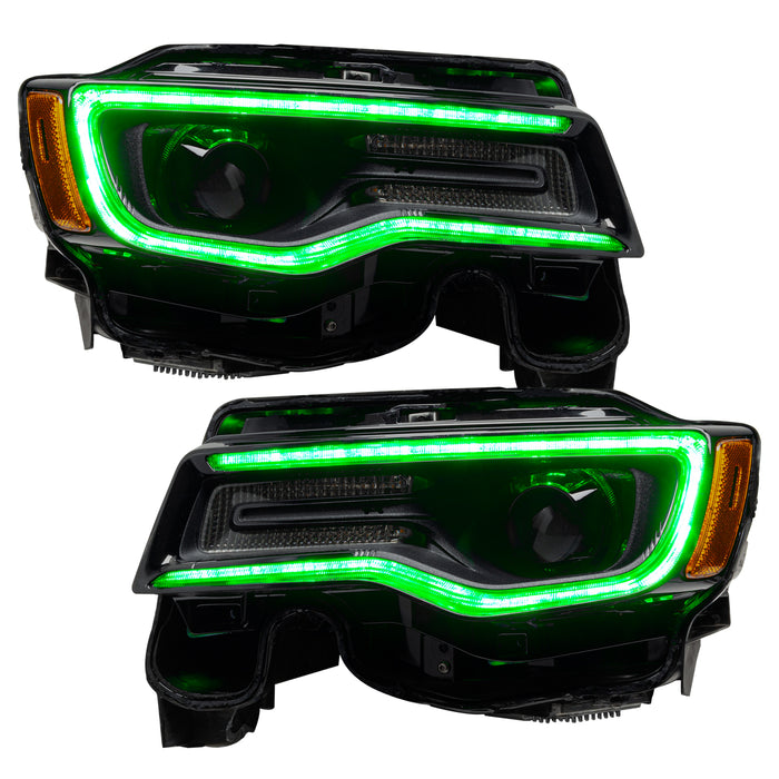 ORACLE Lighting 2014-2021 Jeep Grand Cherokee Dynamic ColorSHIFT Headlight DRL Upgrade Kit