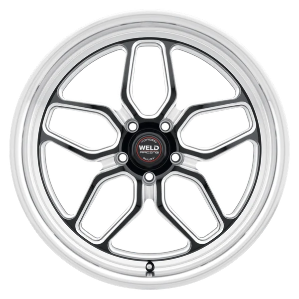 WELD Laguna Street Gloss Black Wheel with Milled Spokes 20x9 | 5x115 BC | +20 Offset | 5.8 Backspacing - S10709090P20 2009-Current Charger/Challenger