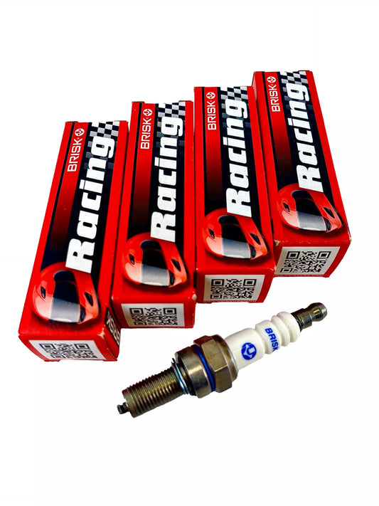 Brisk Hemi Race Plug, Set of 16 Spark Plugs, NON-Projected Tip, for 800-1000 BHP (2009+ 5.7L HEMI, 2015+ 6.2L HELLCAT) - ER14S