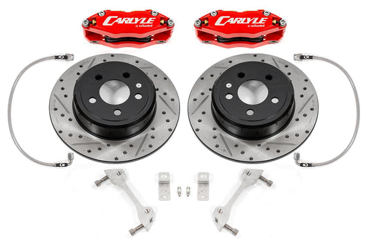 DBK111 - Brake Kit For 15" Conversion, Red Calipers, Non-Redeye 2006-2023 Charger/Challenger