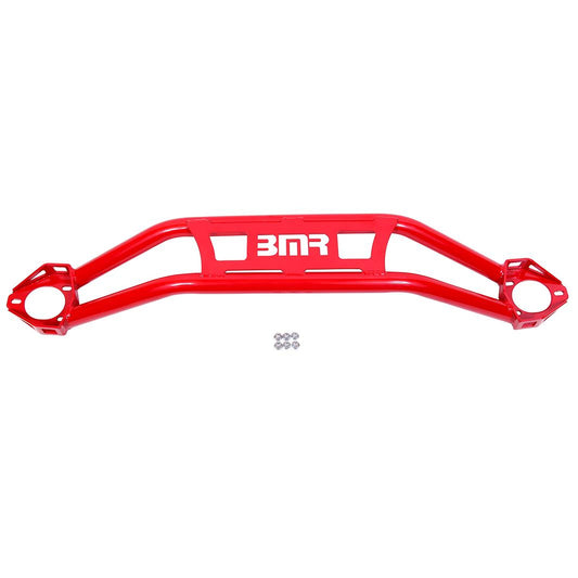 STB110 -BMR Strut Tower Brace, Front, Twin Tube Design 2008-Current Dodge Challengers & 2015-Current Dodge Chargers-Red