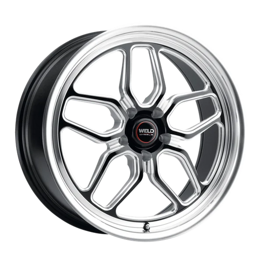 WELD Laguna Street Gloss Black Wheel with Milled Spokes 20x9 | 5x115 BC | +20 Offset | 5.8 Backspacing - S10709090P20 2009-Current Charger/Challenger