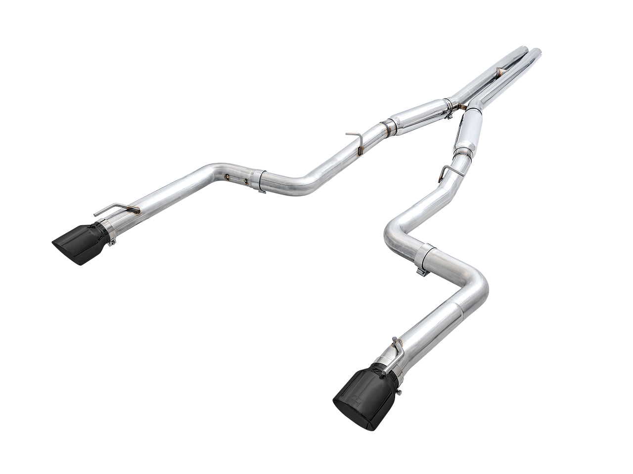 AWE Track Cat-Back Exhaust w/ 4.5" Black Tips For 15-23 Dodge Charger 6.4L/6.2L
