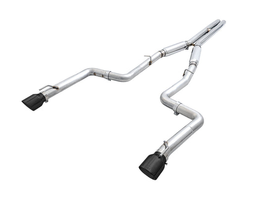 AWE Track Cat-Back Exhaust w/ 4.5" Black Tips For 15-23 Dodge Charger 6.4L/6.2L