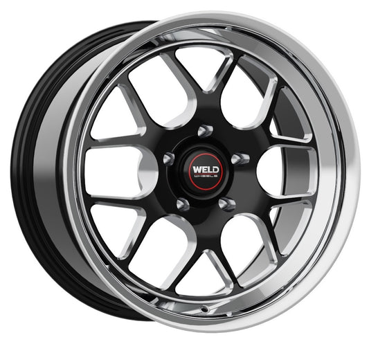 WELD Solana Drag Gloss Black Wheel with Milled Spokes 18x5 | 5x114.3 BC (5x4.5) | -23 Offset | 2.09 Backspacing - S1608C067N23